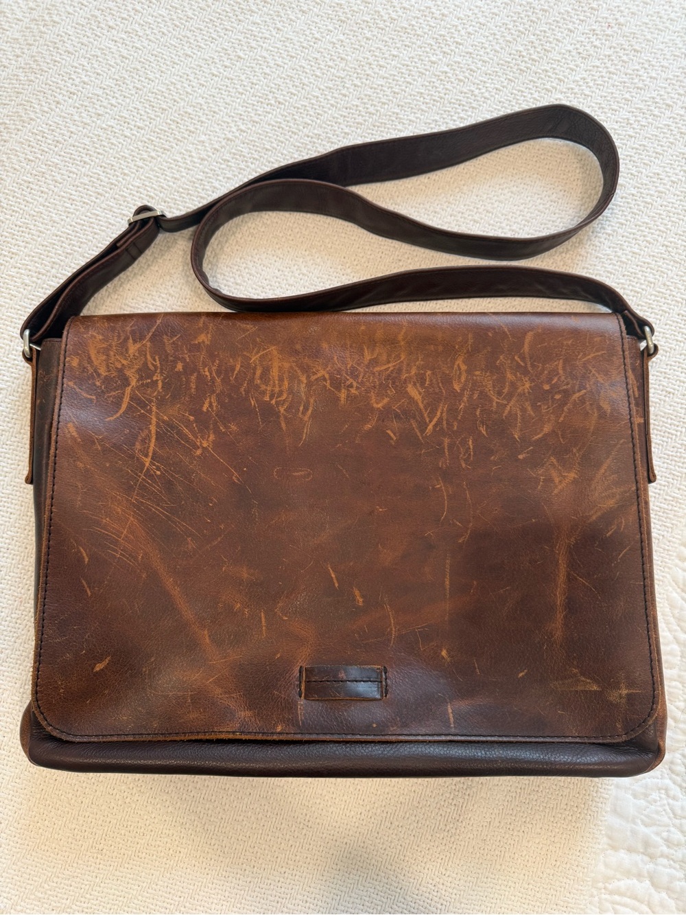 Osgoode Marley Malachi genuine Argentine leather messenger bag crossbody